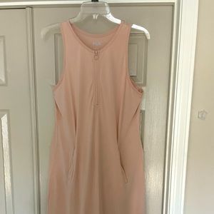 FLX urban commuter dress. NWOT. Soft pink color. Medium.